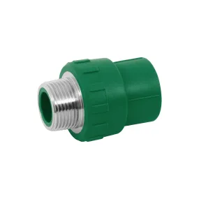 Adaptador PPR 1 macho con inserto metálico, Foset