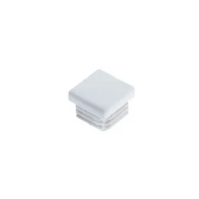 Contera rectangular estriada 19 de 60x40 blanca  (12 unidades) FORTAPS